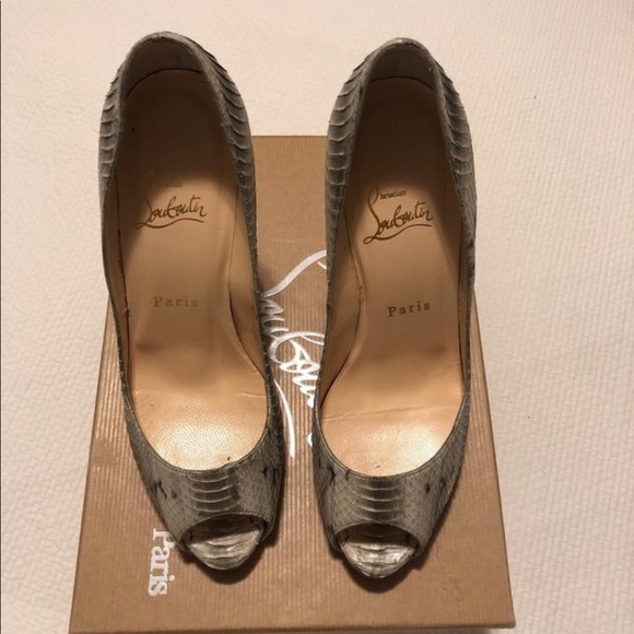 Christian Louboutin Very Prive Snakeskin - Picture 2 of 7